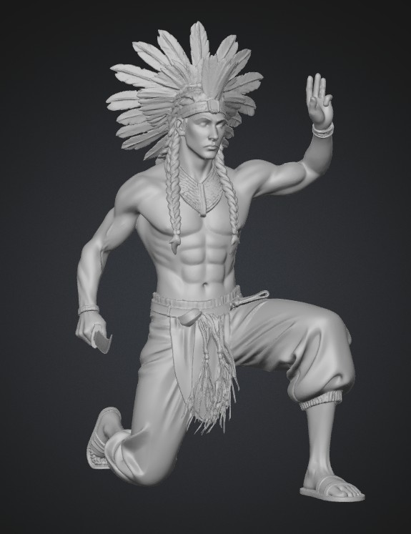 Indian Desert Warrior