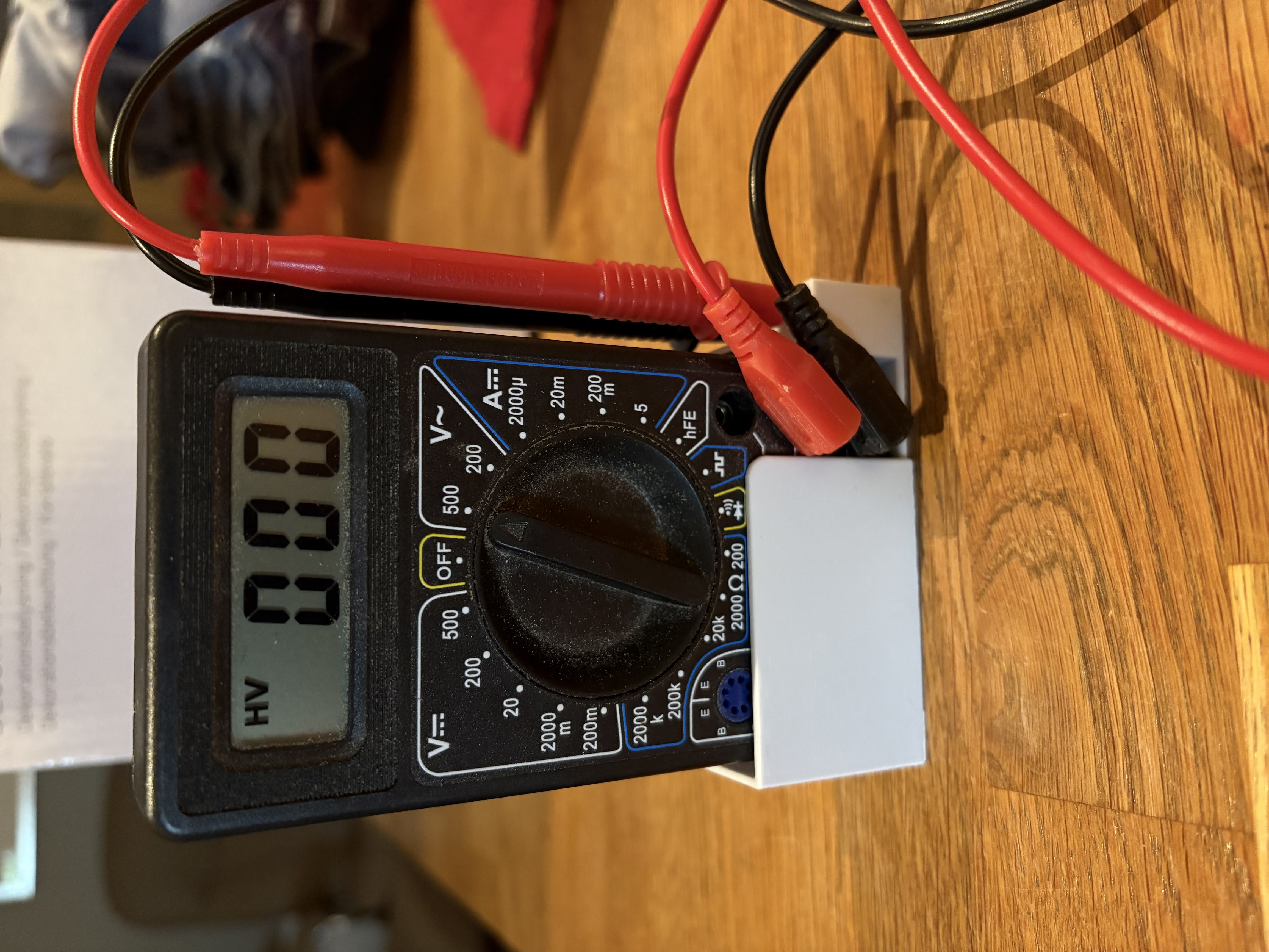 Digital Multimeter DT832 wall holder