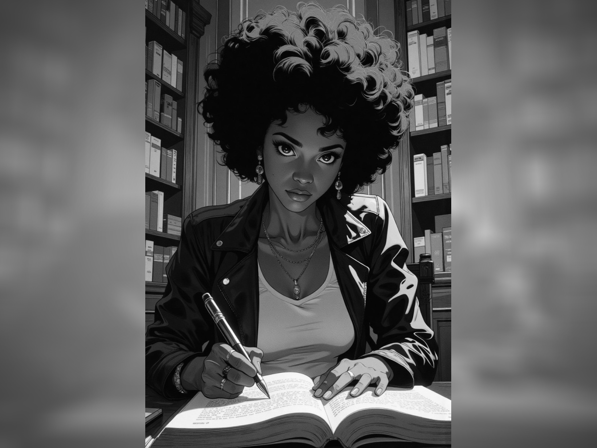 Woman Reading Hueforge