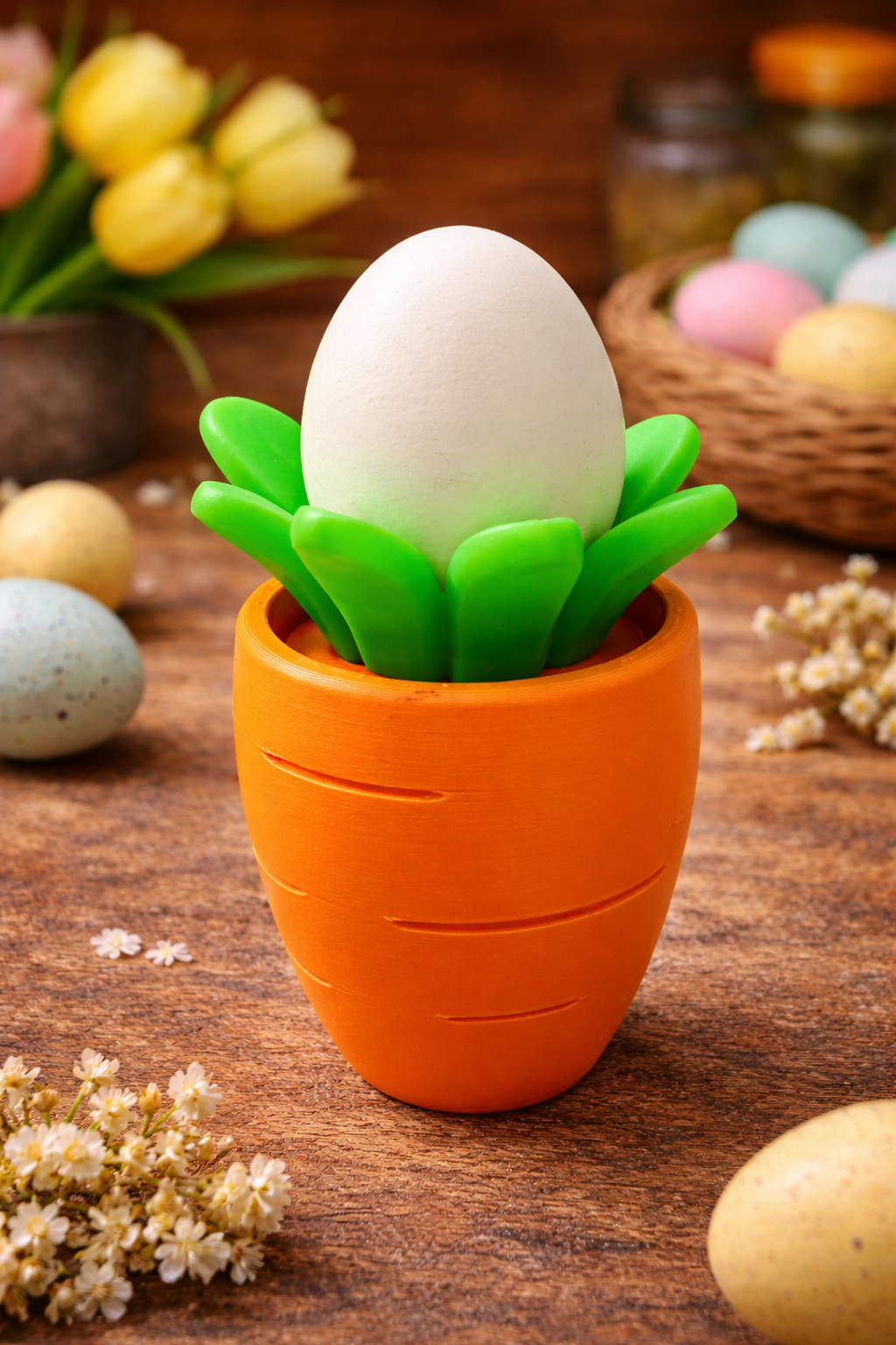 Carrot Egg Holder 3D model