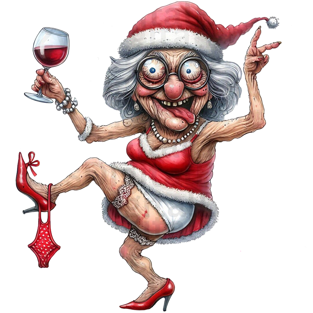 Crazy Old Drunk Lady