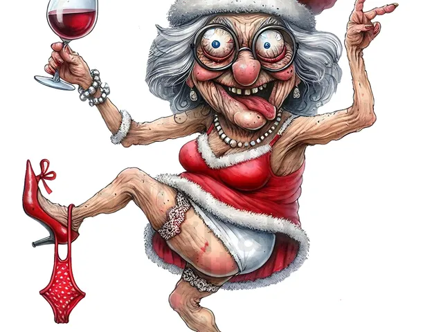 Crazy Old Drunk Lady