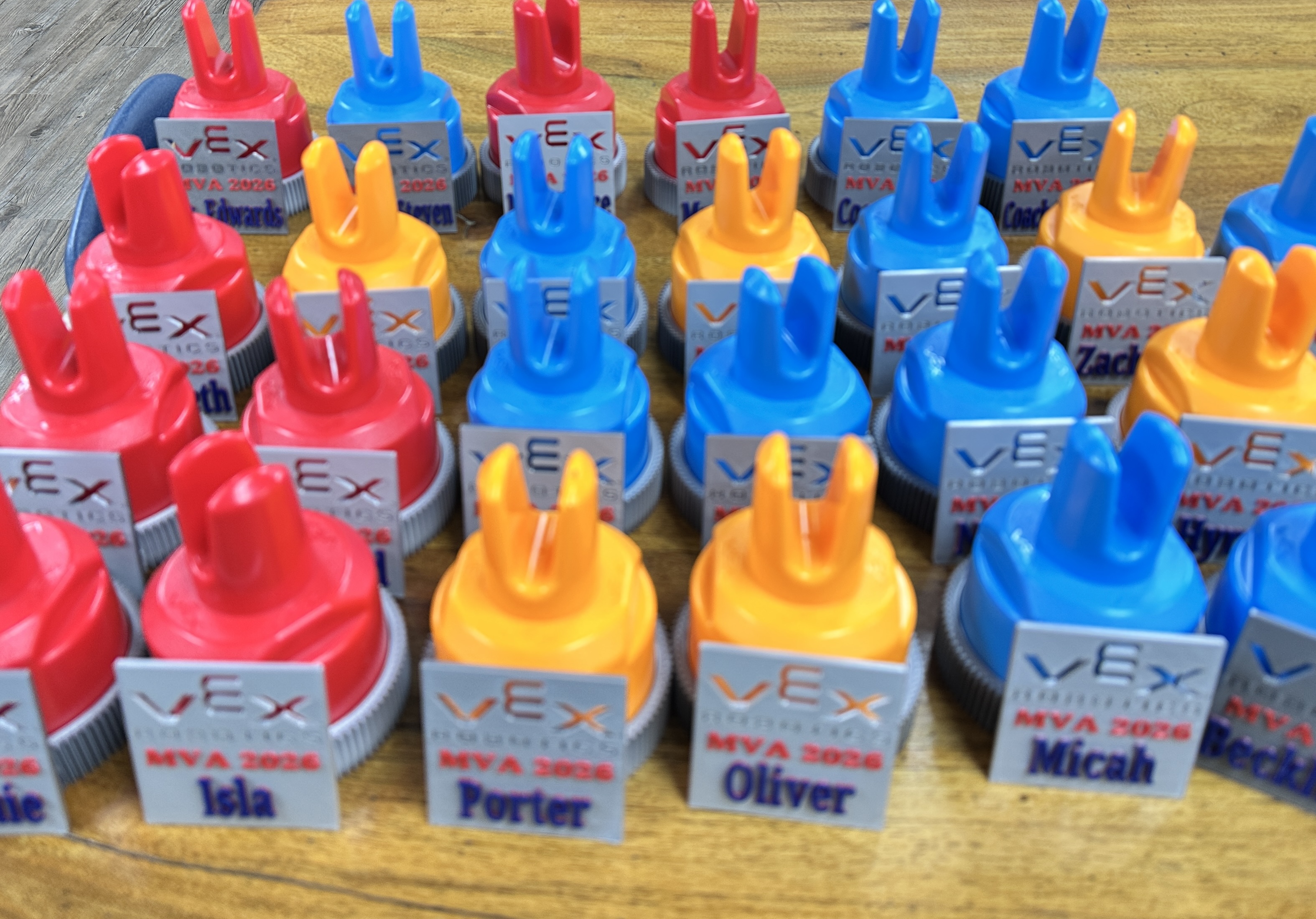 VEX Robotics Mix & Match Award using Pin