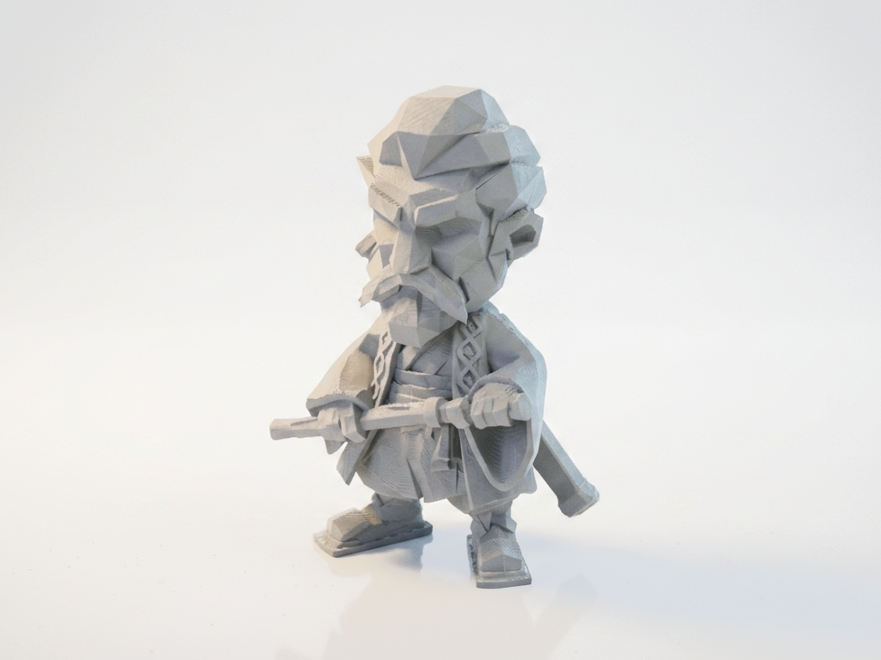 Samurai Warrior Figurine Fantasy 3D Printable