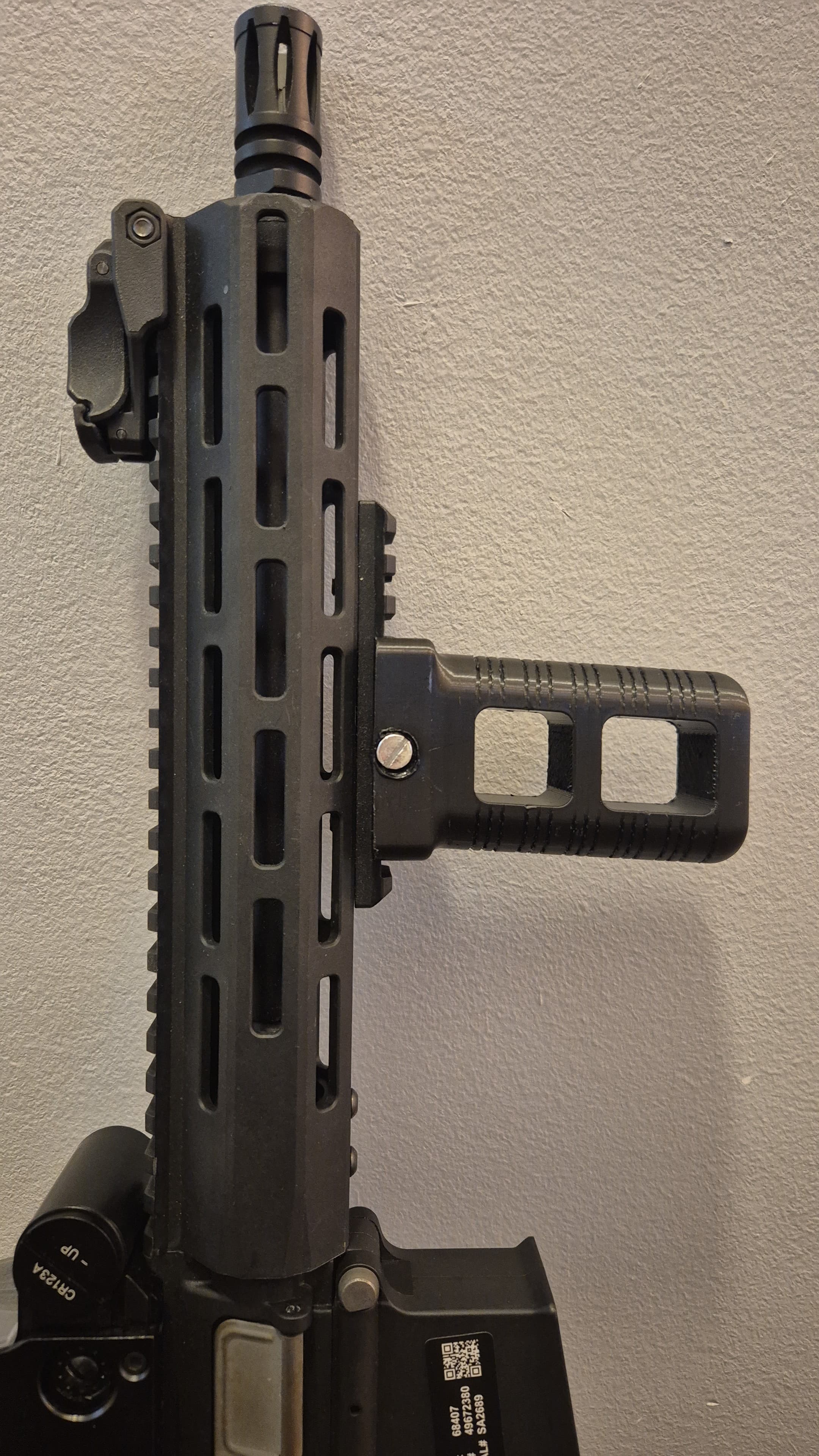 Ergonomic Airsoft Grip for M4 / AR-15 style rifle