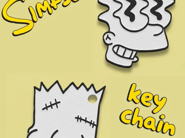 The Simpson Bart key chain