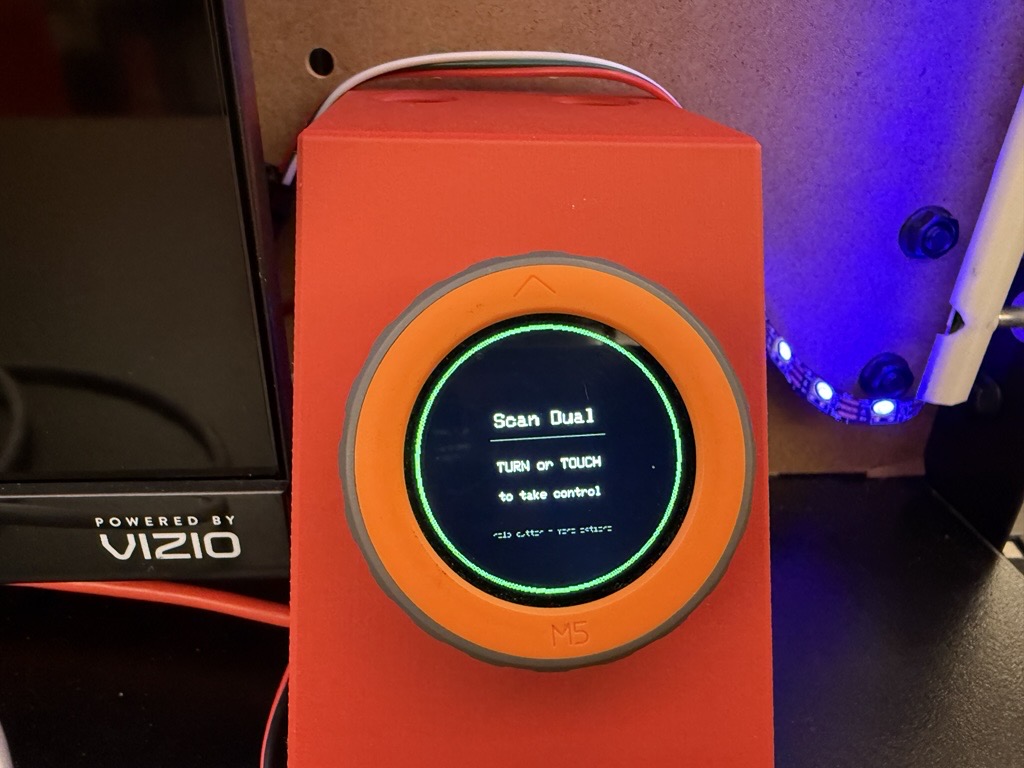 M5Stack Dial Workbench Mount for Sparkle Motion