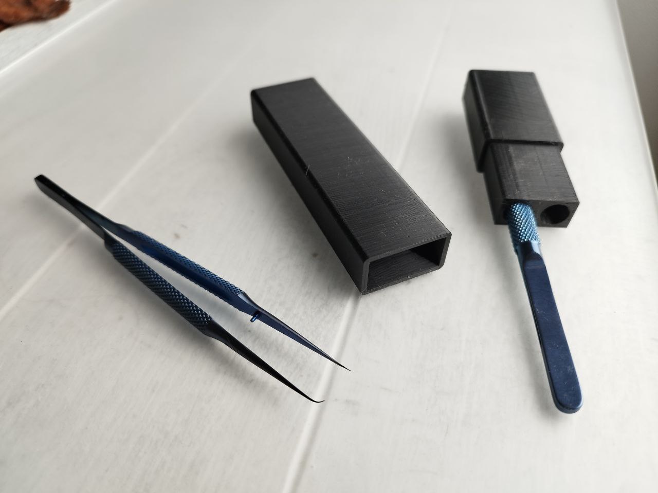 Titanium twizzers case