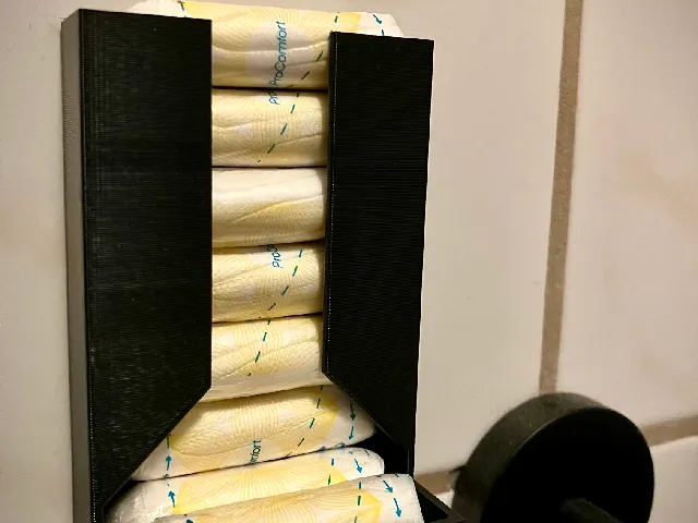 Supportless Wallmounted Tampon Dispenser (EU)