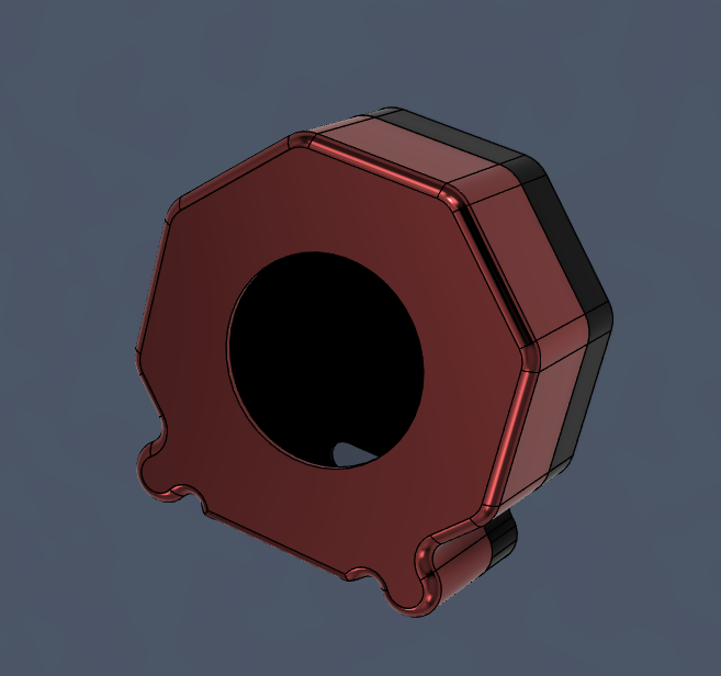 ClockCaseRoundOledDisplay