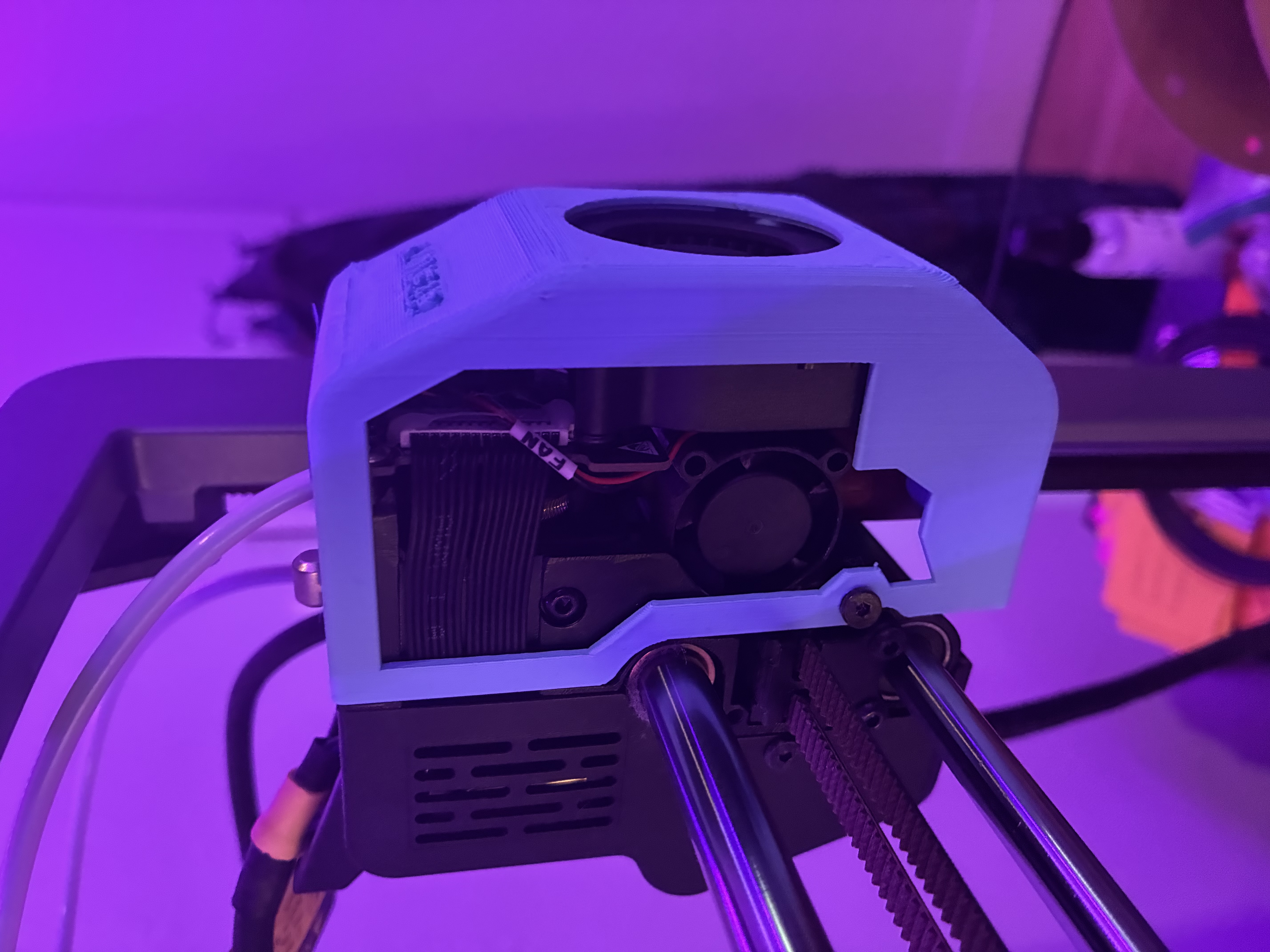 Ender 3 V3/V3 Plus Toolhead Cover - Skeletonized Edition