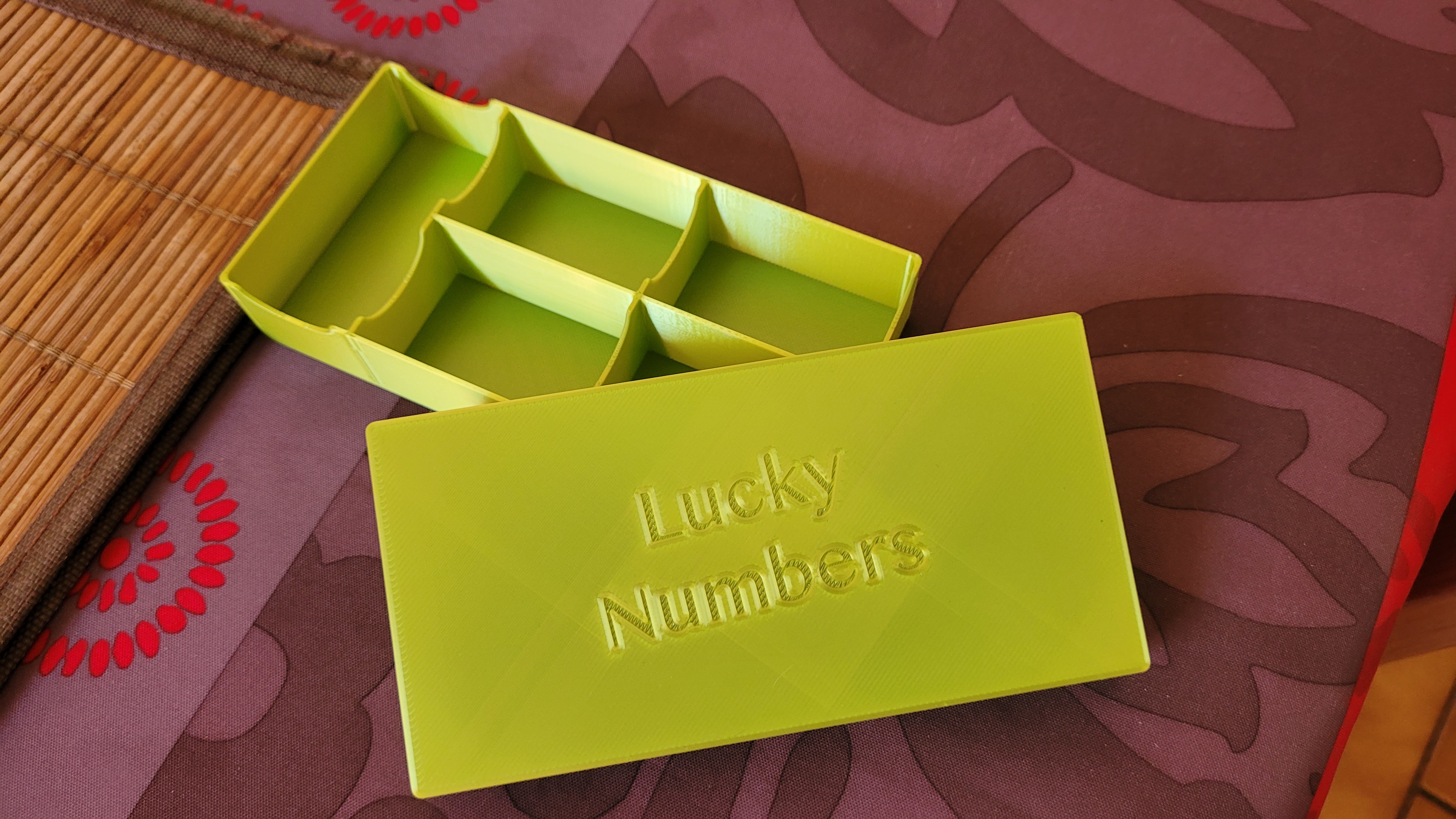 Boite de rangement Lucky Numbers