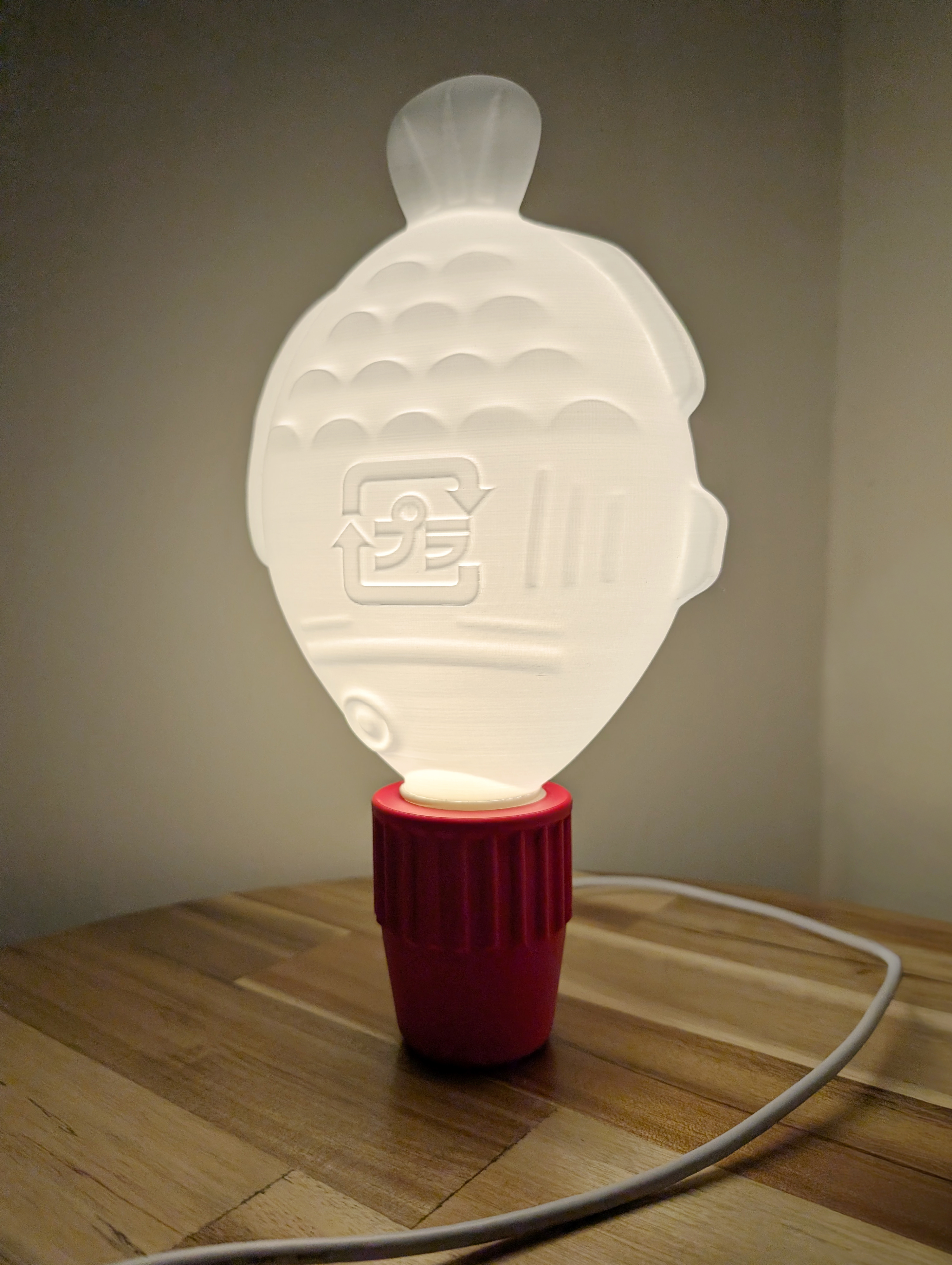 Mini USB nightlight socket for HH's Soy Fish Lamp