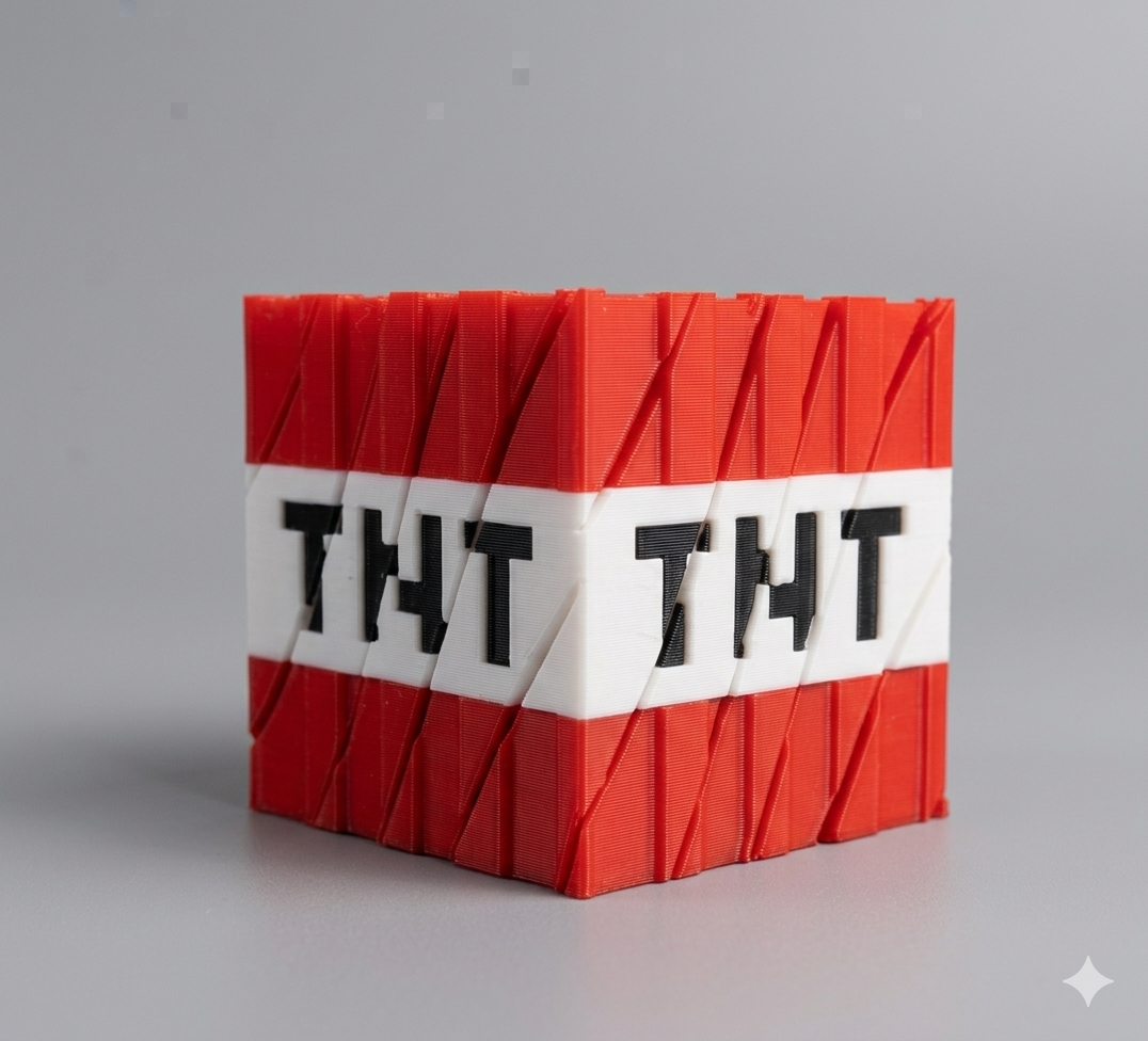 Expandable TNT Block Fidget – Articulated Kinetic Toy