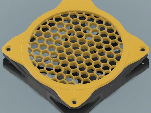 120mm hexagon fan grill