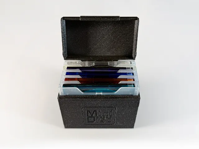 5 MiniDisc Portable Storage Box