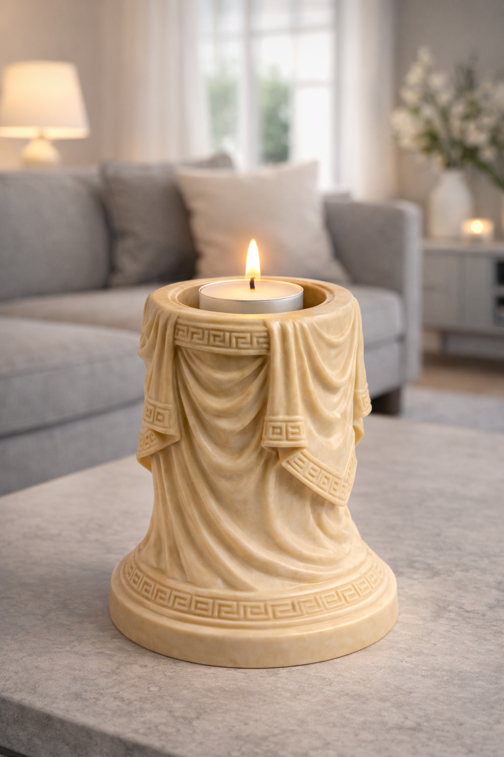Greek Column Candle Holder STL | Ancient Roman Decor