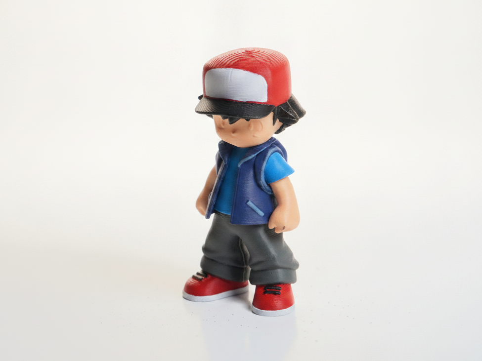 Ash Ketchum Figurine Anime 3D Printable