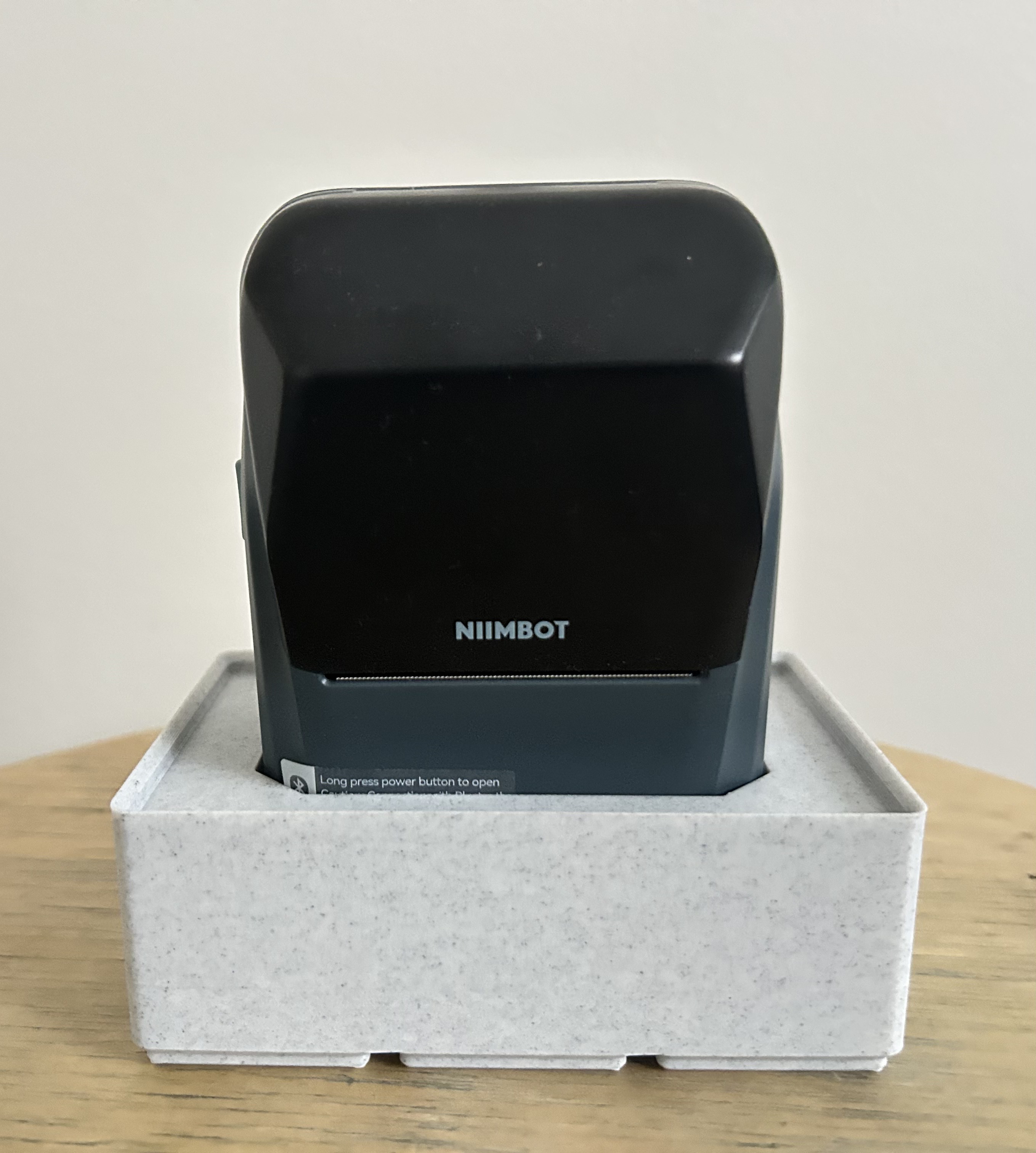 Gridfinity Holder for Niimbot B1 Label Maker