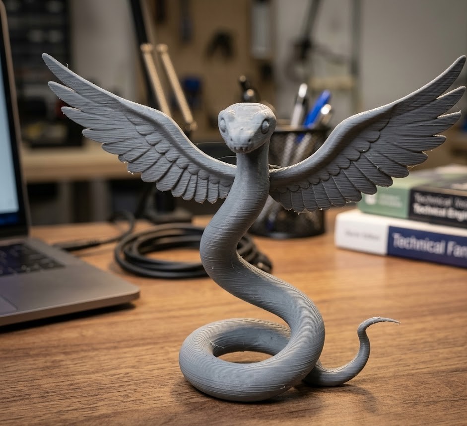 winged snake