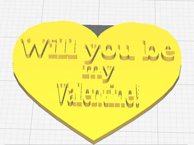 Will you be my valentine heart
