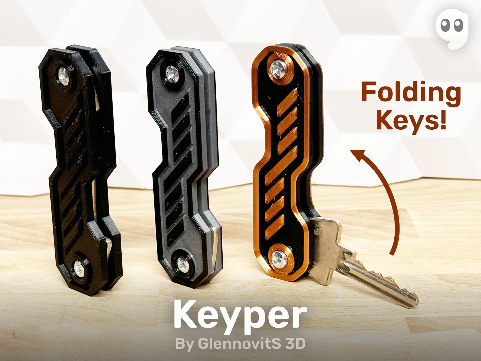 Keyper (Keep you keys in a stylish way!) 3D model thumbnail
