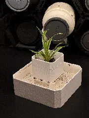 Draining Plant Pot with Rooting Holes for Self Watering
