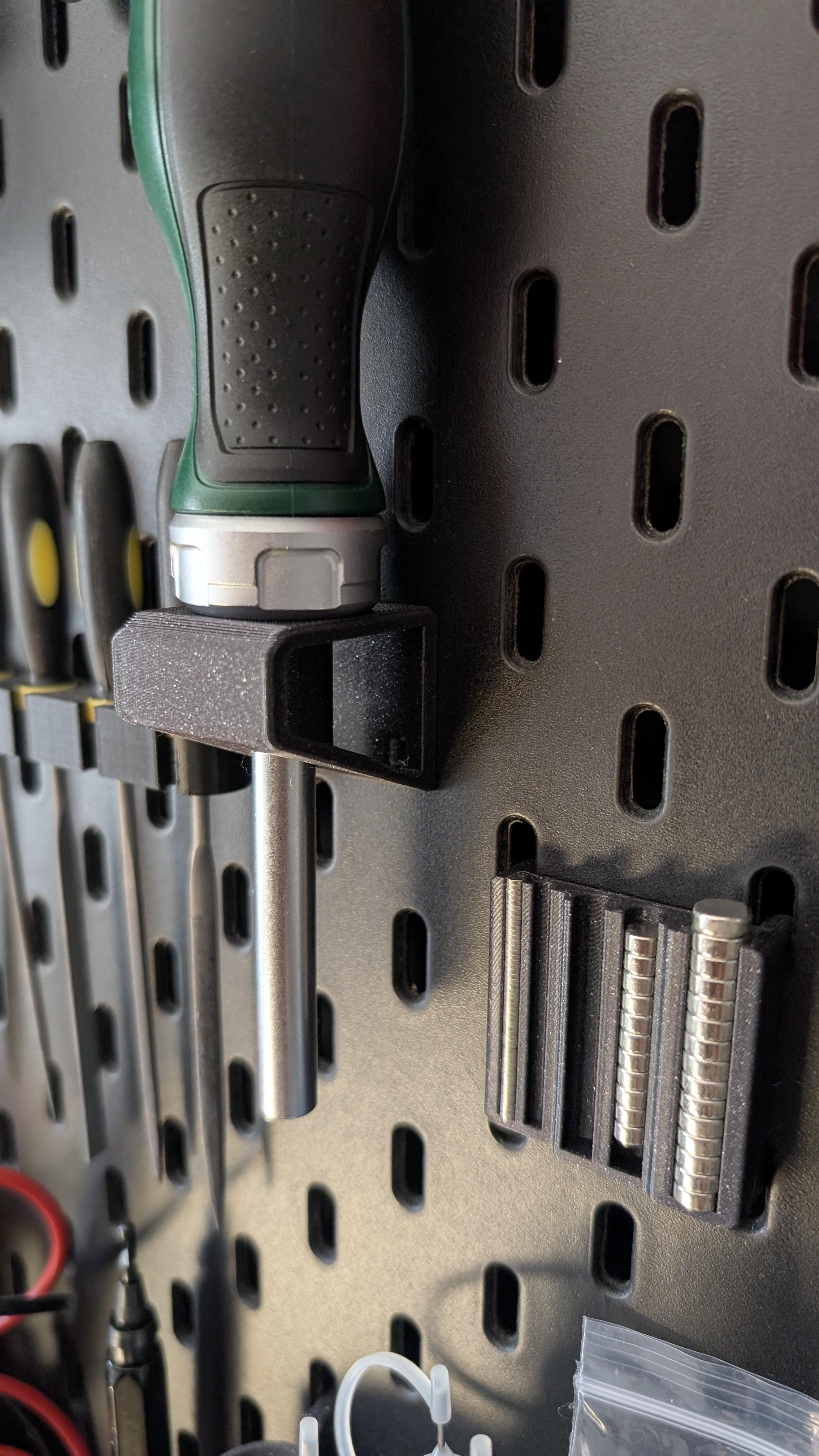 Bosch Ratcheting Screwdriver mount for Skadis