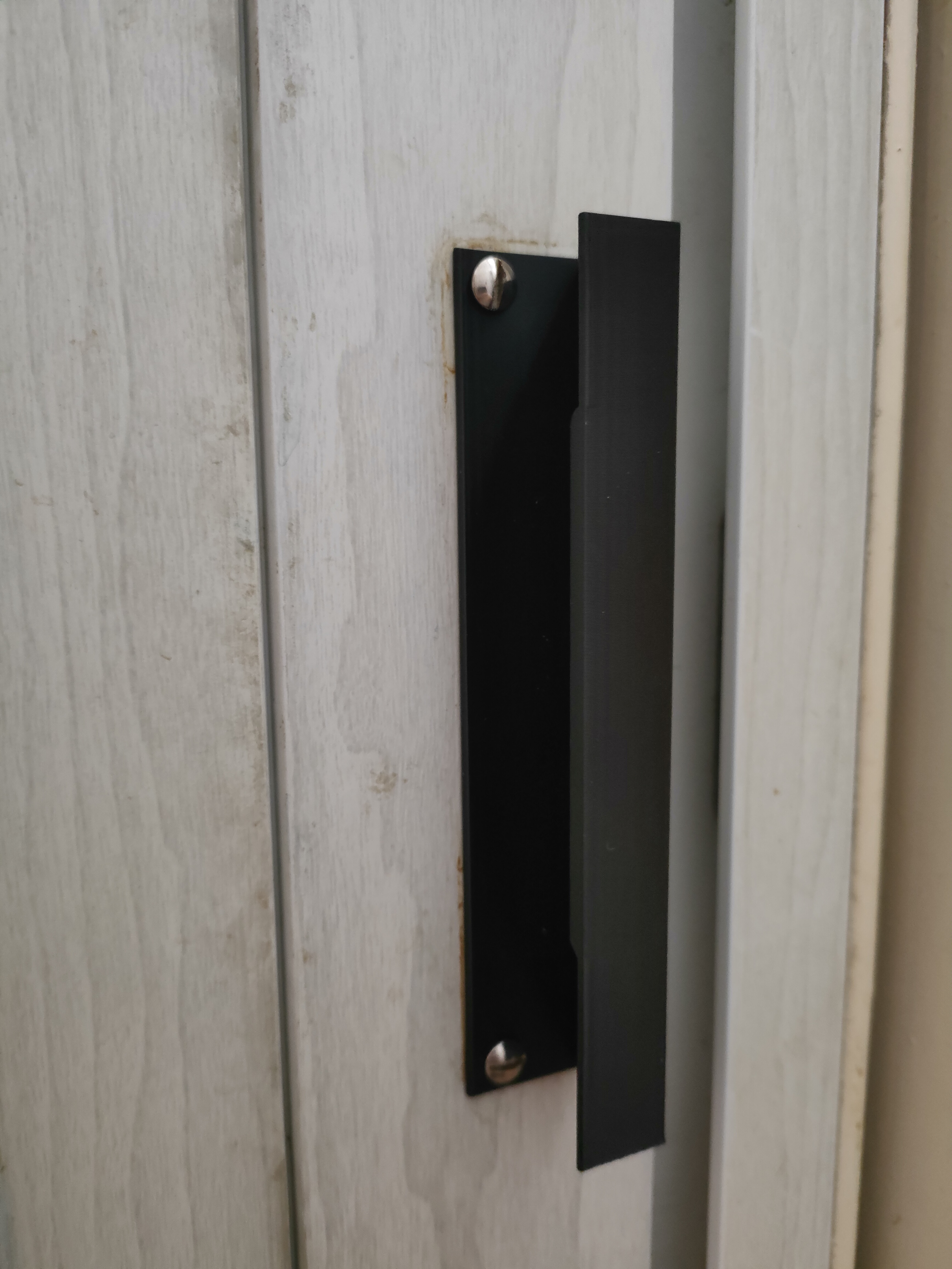Bathroom door handle