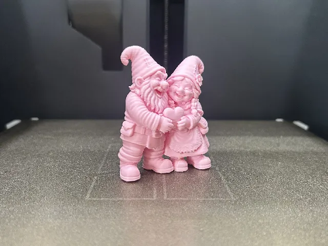 Gnome Couple with Heart