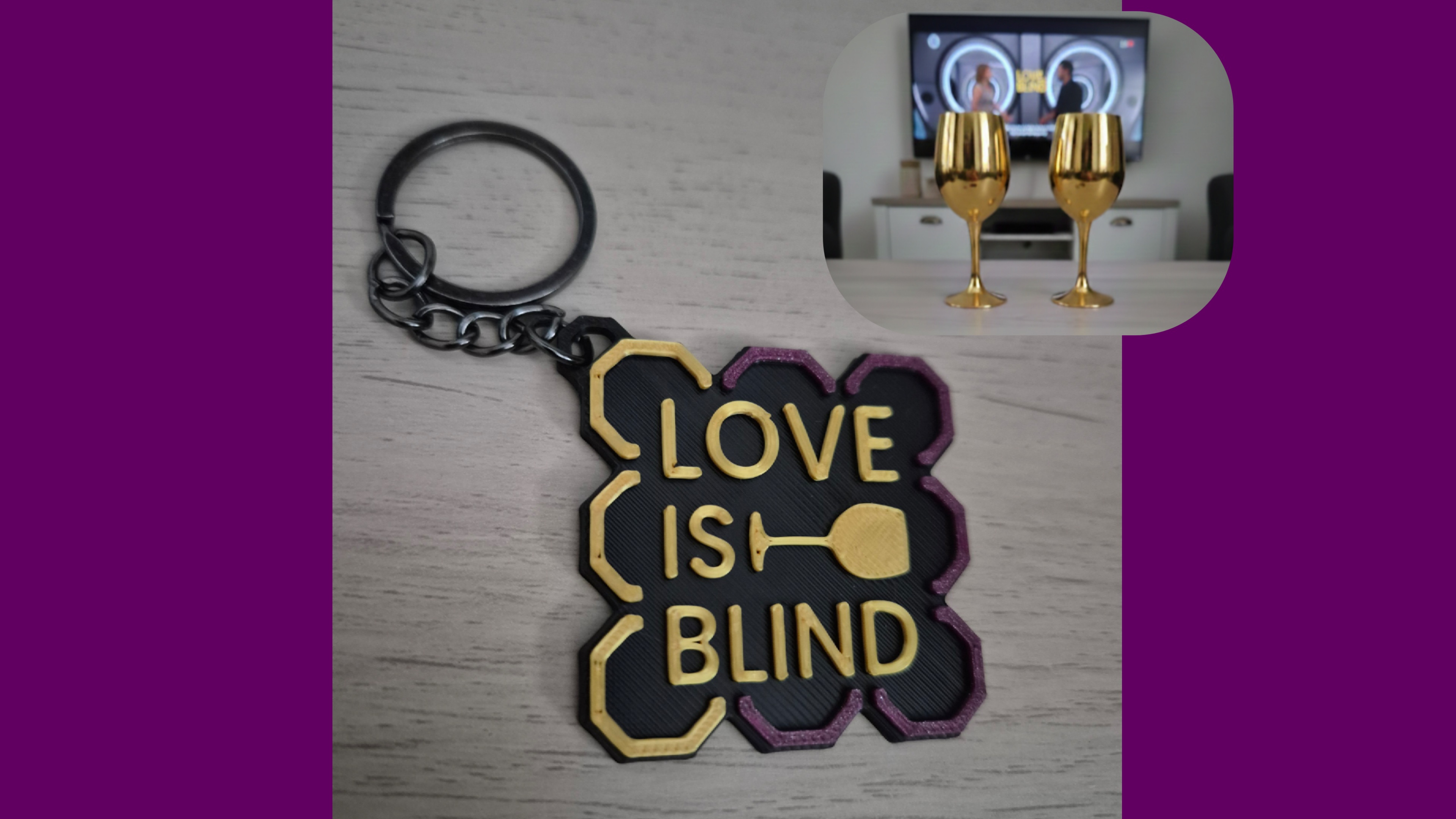 "Love Is Blind" TV Show Keychains – Pods Are Officially Open!