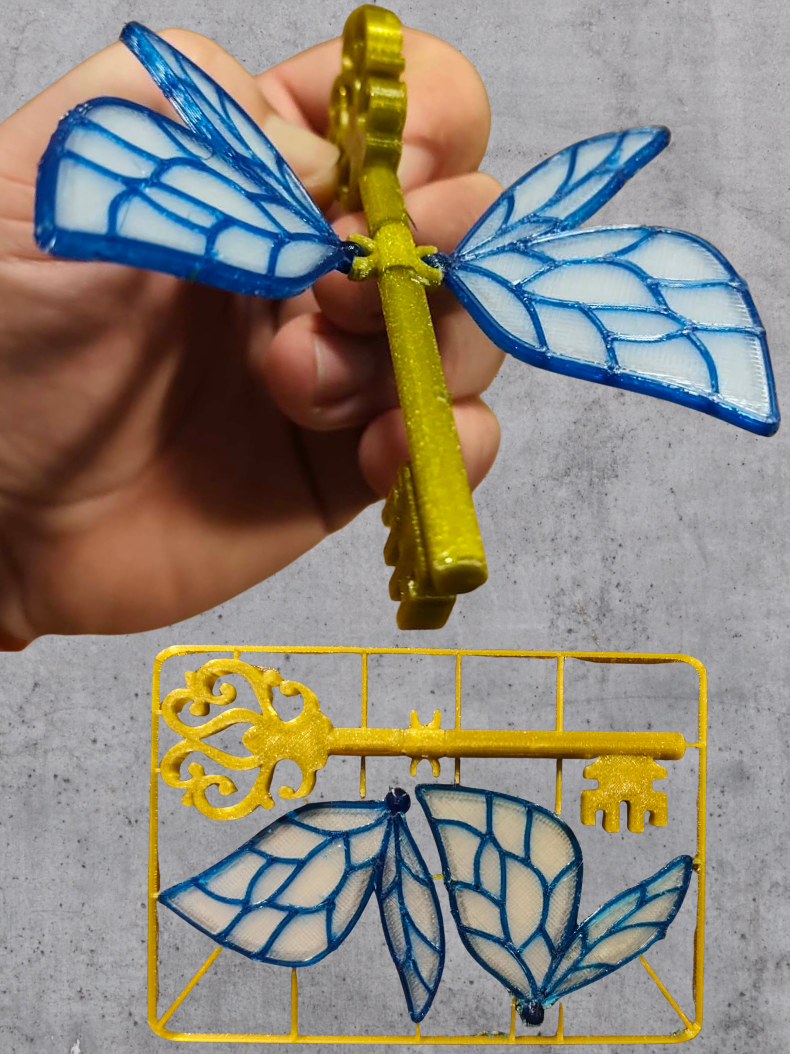 Harry Potter flying key kit-card!