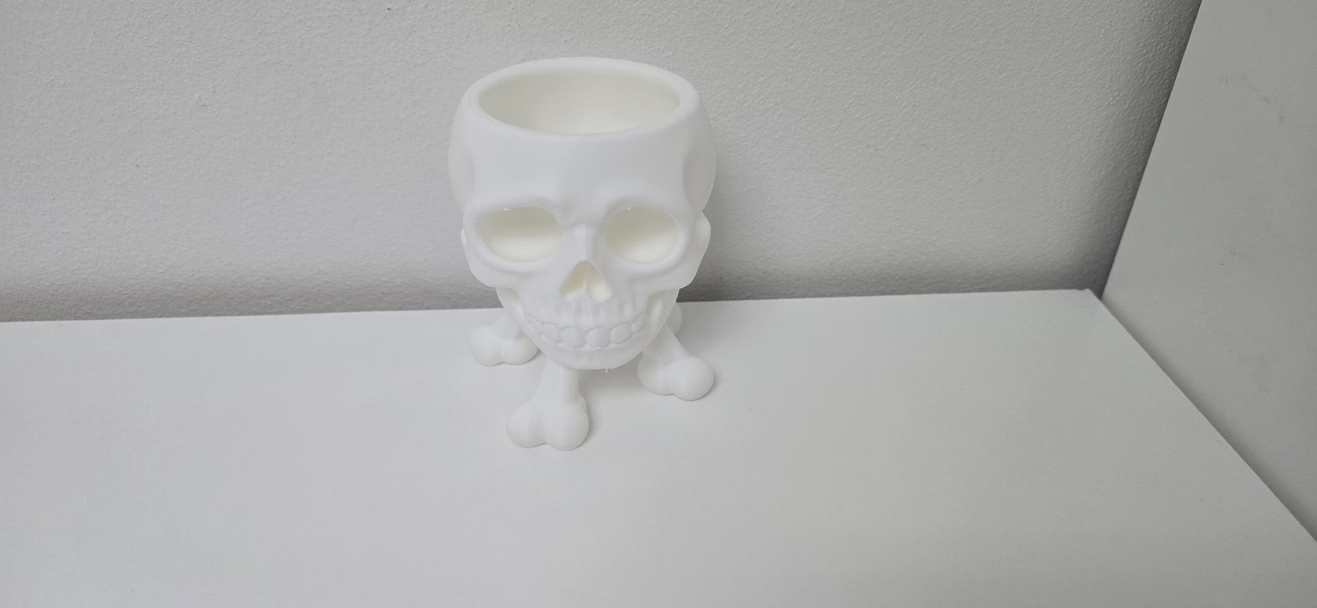 Halloween Skull Planter