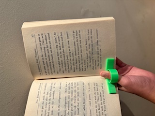 One Handed Book Holder - Fast Print, Strong, Support Free Reading Aid.