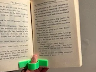 One Handed Book Holder - Fast Print, Strong, Support Free Reading Aid.