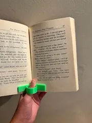 One Handed Book Holder - Fast Print, Strong, Support Free Reading Aid.