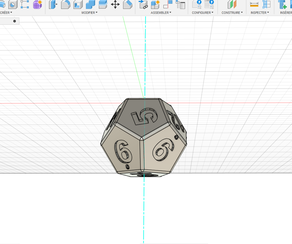 Dé à 12 faces. 12 Sided Dice Dodecahedron