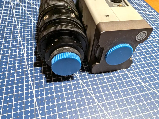C mount lens and camera cap