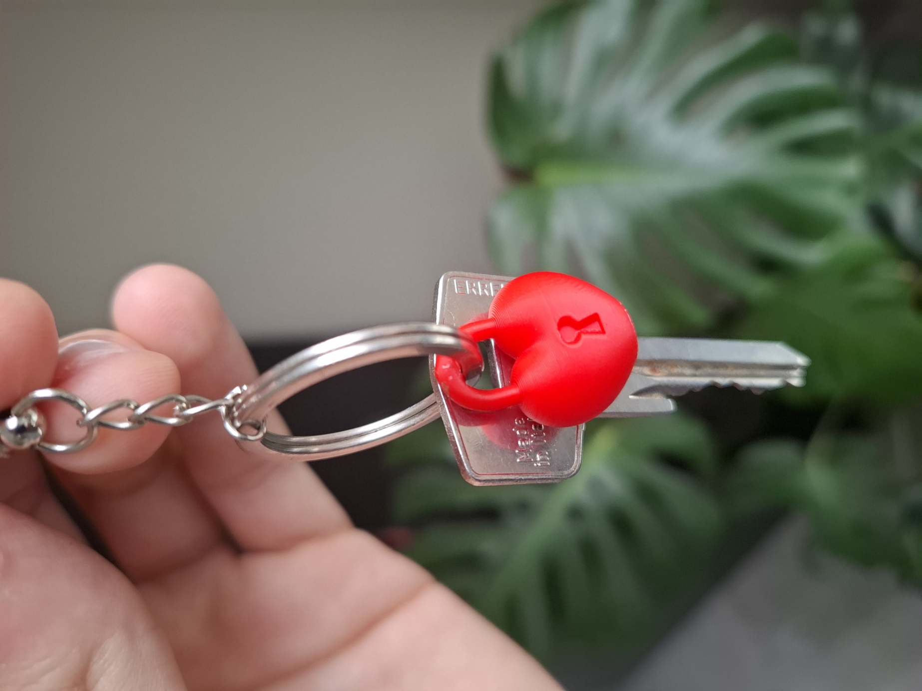 Miniatura 4 do modelo 3D Keychain Heart Lock