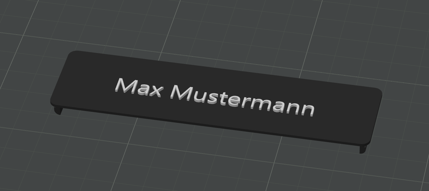 Nameplate for Burgwächter (without text)