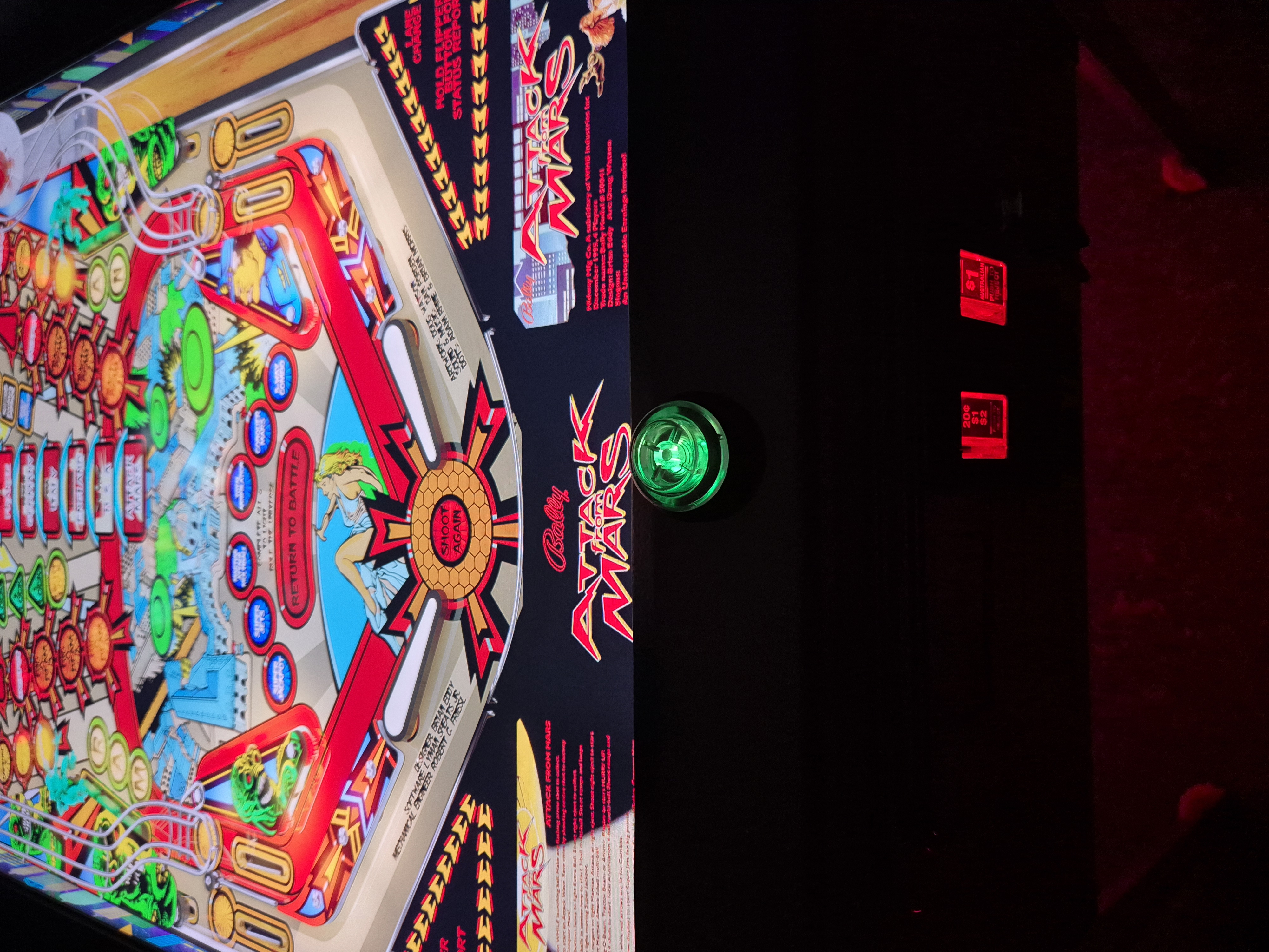 Williams Fire/Action Button Pinball Modification