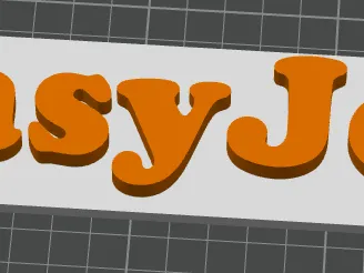Easyjet logo for office or workshop