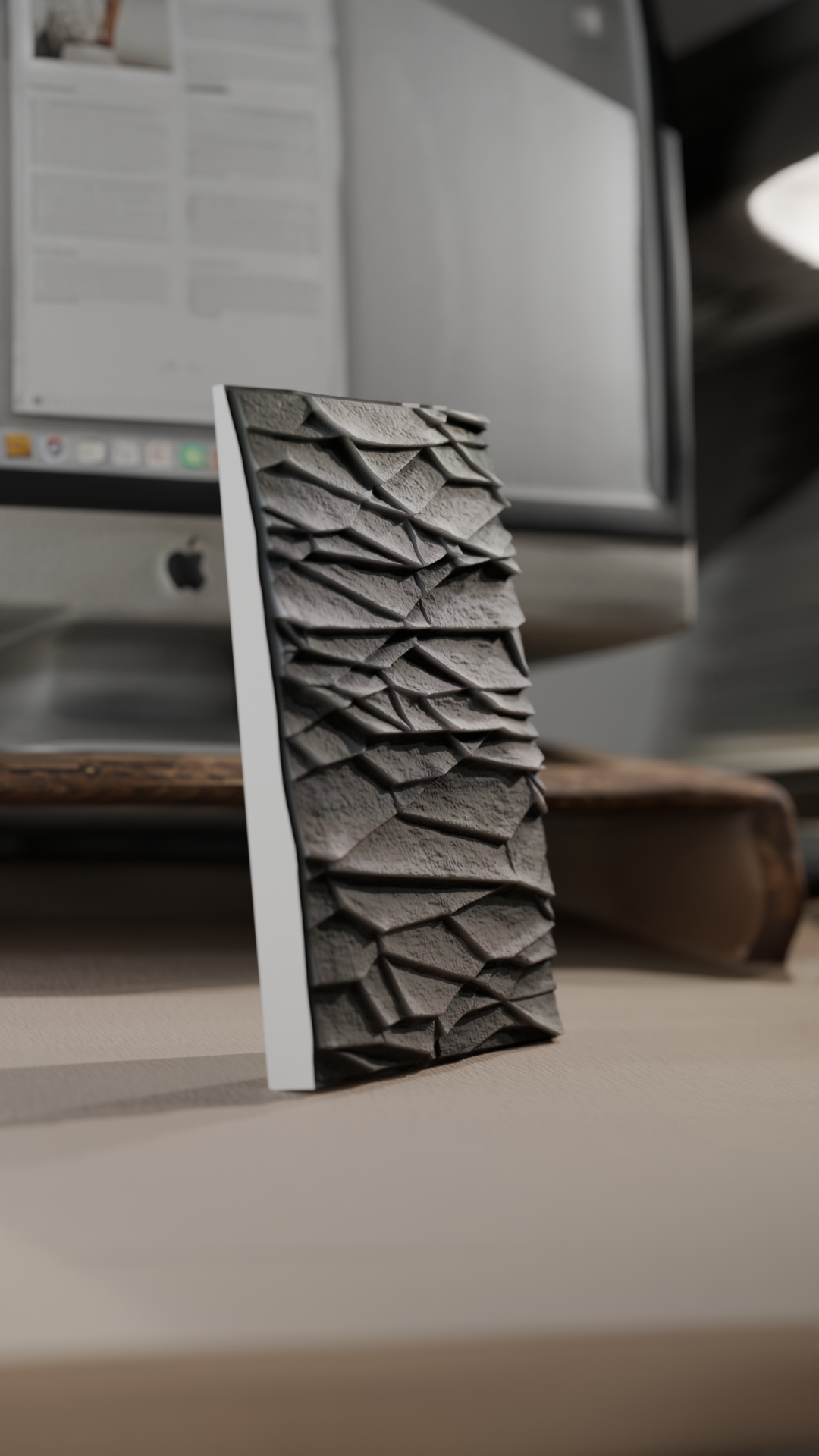Tectonic Plate Relief - Brutalist Rock Texture