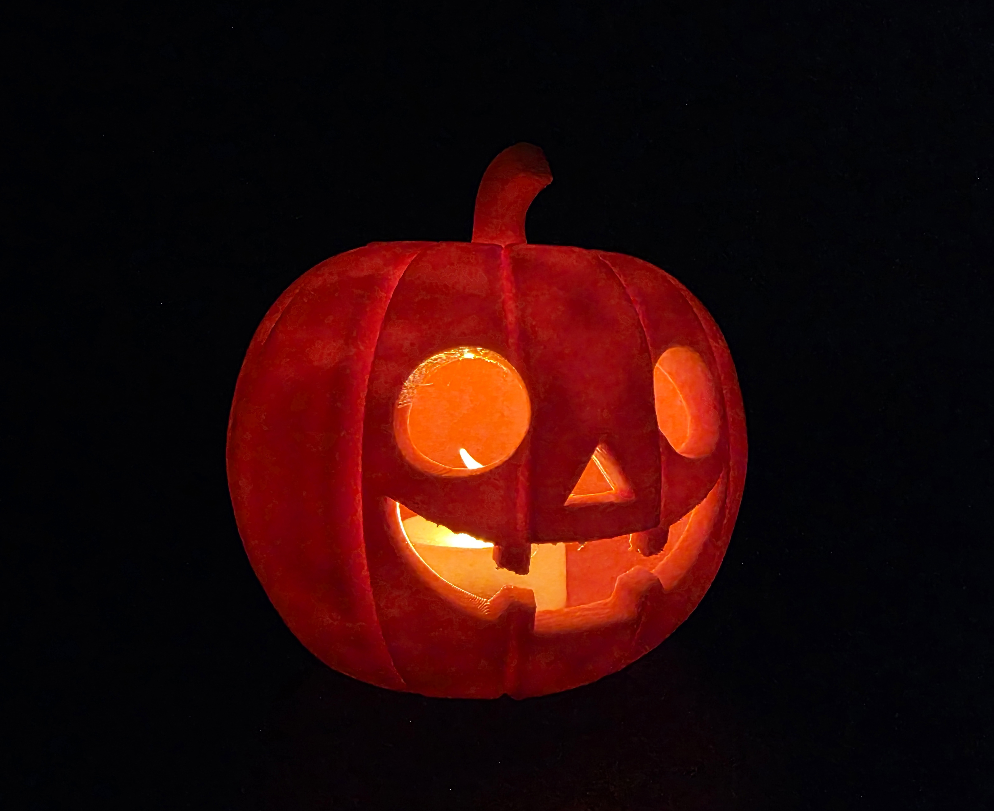 Big-Eye Jack-o-Lantern w/Lid LED Tea Light Holder — miniatura 10