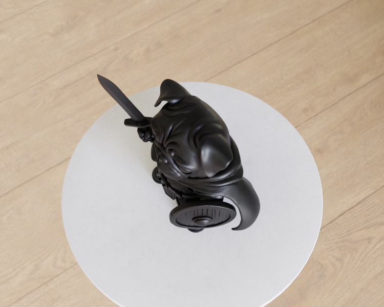 Pug with Sword and Shield — miniatura 8
