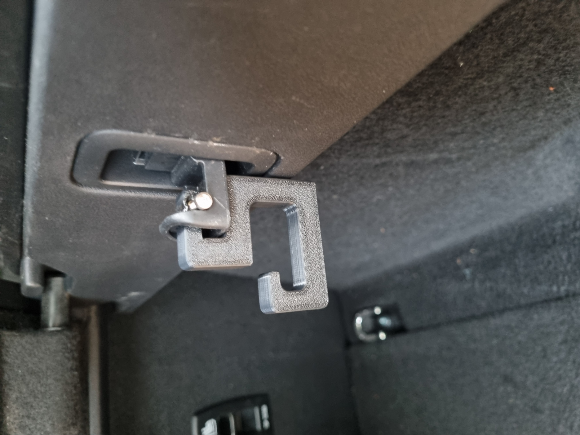 Jaguar i-Pace boot hook for shopping bags