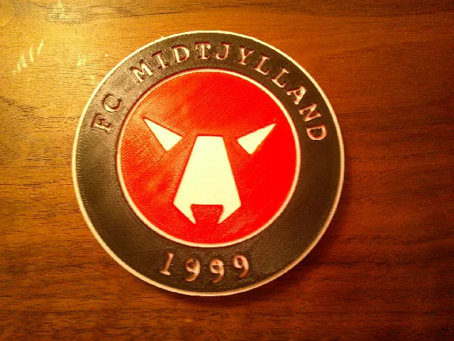 FC Midtjylland Logo Coaster or Plaque