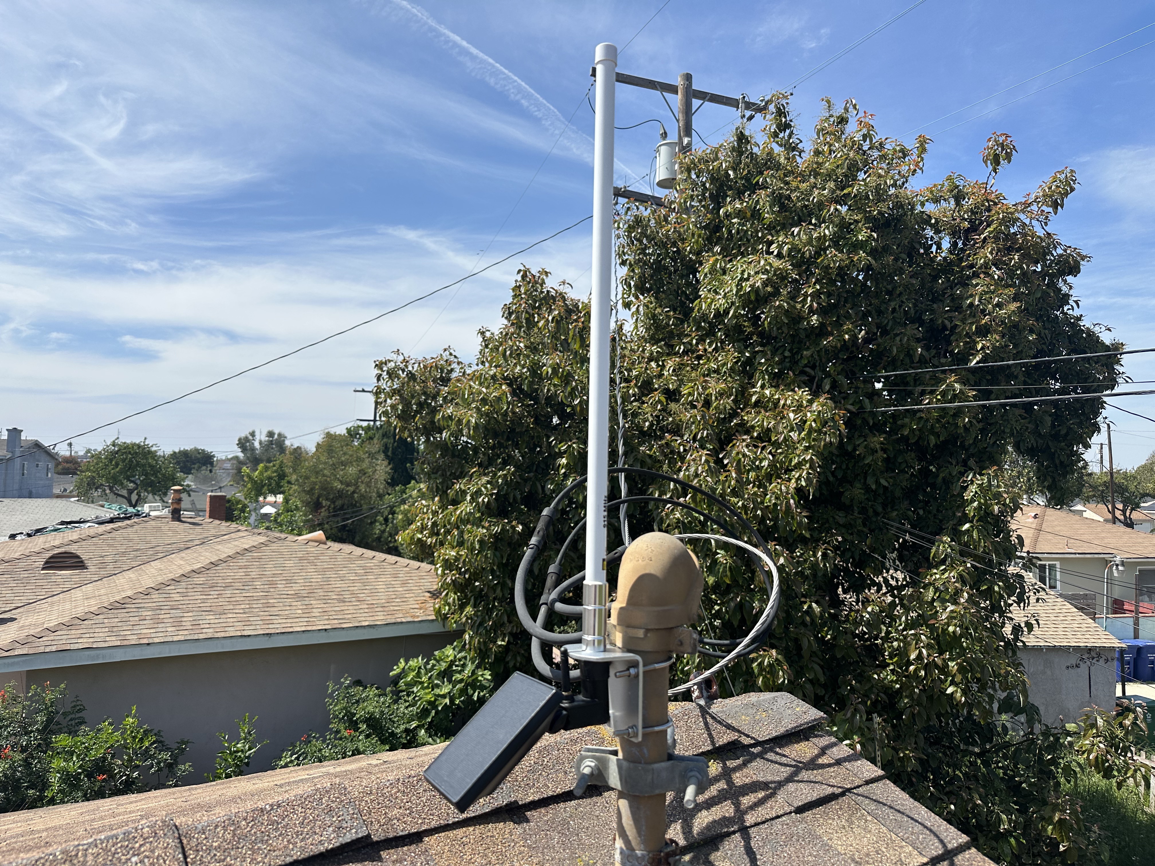 Dual-Antenna Meshtastic Solar Panel Mount