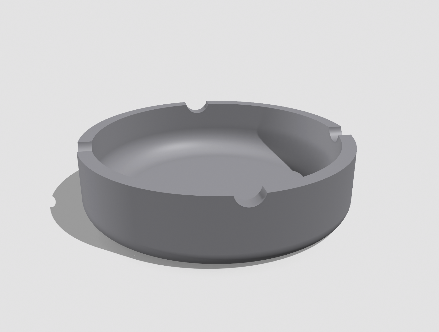 Durable ashtray 3D model