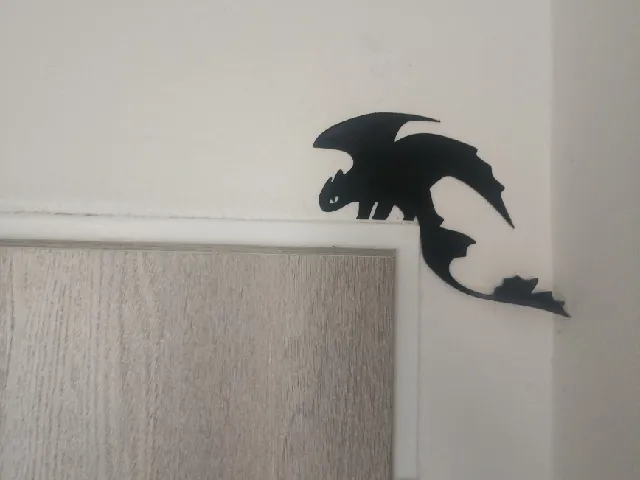 Night Fury Toothless door decor
